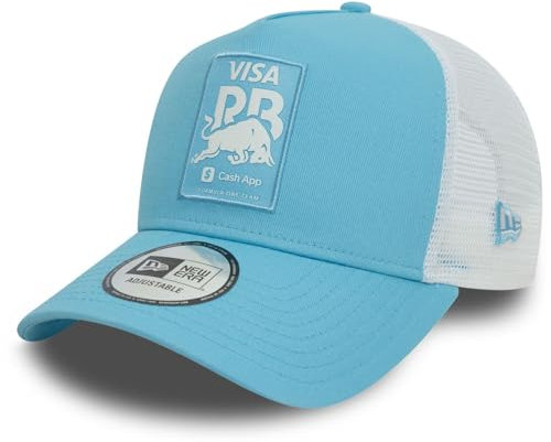 New Era A-Frame Snapback Trucker Cap - Racing Bulls Sky Blue