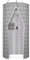 Rideau de douche imperméable pour salle de bain avec double fermeture éclair lavable en tissu polyester pour camping, plage, toilettes et baignoire, taille 80 x 200 cm, couleur : A