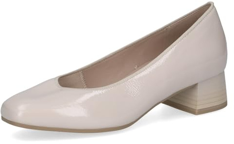 CAPRICE Damen 9-22303-43 Pumps, Snow Naplak, 40.5 EU Weit
