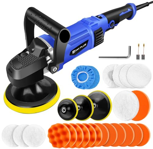 6000W Rotary Action Car Polisher Buffer Sander DA Polishing Machine 5 6 7 Pad