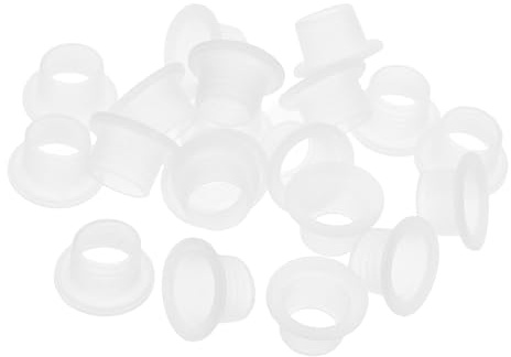 HORIALENCE 20 pièces Rondelles Silicone Transparent pour Robinet Joints Étanchéité Fuite pour Valve et Tuyau Accessoires de Réparation de Robinet Robinetterie