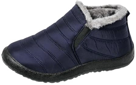 YIMAISZQ Pantofole Scarpe da Donna Invernale Caldo A Prova di Freddo Velvet Antiskid Stivali Impermeabili All'aperto al Coperto Morbide Casa-bu-38
