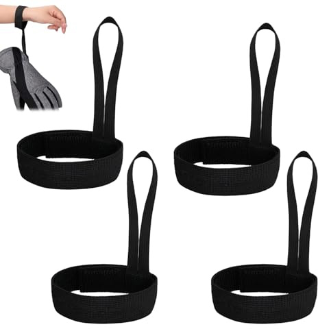 BSITSSS 4 Stück Skihandschuhleine, Handschuhleine, Elastisches Skihandschuh Zubehör, Skihandschuh-Anti-Verlustgurte, Outdoor Snowboard Handschuh Handschuhleine für Skifahren