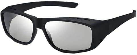 2 Pcs 3D Glasses for Theaters, Passive Movie Glasses with Large Frame, Lightweight Black Resin, Wide Field of View, Compatible with Standard Passive and IMAX Cinemas for Immersive Viewing