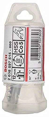 Bosch Accessories 2608597511 Fraise à lamer à trou transversal HSS-E queue cylindrique Longueur 45 mm