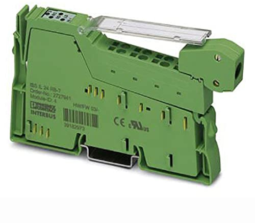PHOENIX CONTACT IBS IL 24 RB-T-PAC INTERBUS-Abzweigklemme, komplett mit Zubehör (Anschlussstecker und Beschriftungsfeld), mit Fernbusstich, 24 V DC