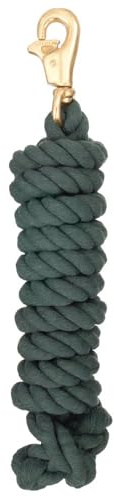 Tough1 Braided Cotton Lead with Triggerbull Snap - Hunter Green