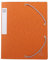 Exacompta 14017H 10er Pack Premium Sammelbox mit Gummizug 40 mm breit aus extra starkem Colorspan-Karton mit Rückenschild für DIN A4 Archivbox Heftbox Dokumentenbox Zeichenbox Sammelmappe orange