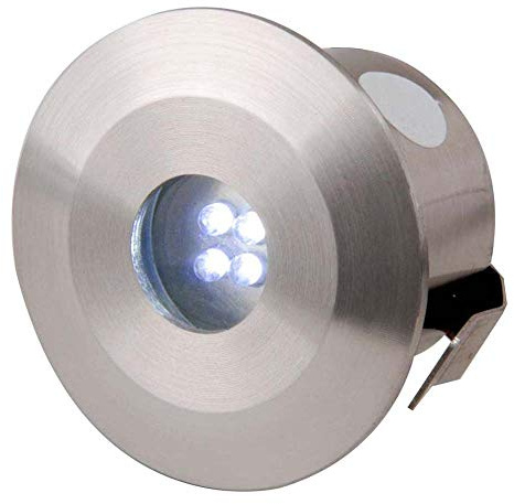 Knightsbridge KIT4B Stainless Steel LED Kit, 4 x 0.5 W Blue LED, IP44