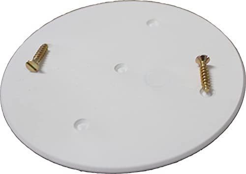 F-tronic Schraubdeckel rund weiß 91mm Durchmesser für Abzweigdose/Verteiler
