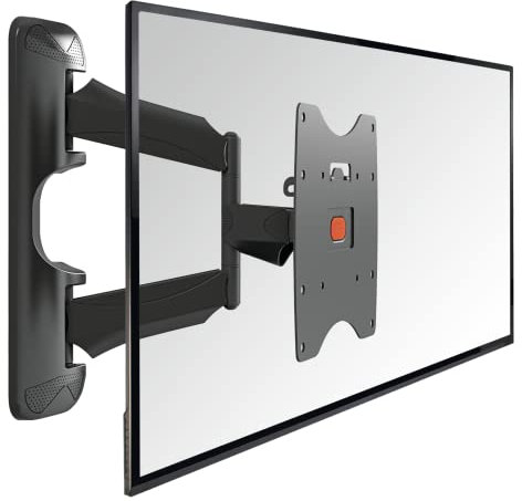 Vogel's Base 45S schwenkbare TV Wandhalterung für 19-43 Zoll Fernseher, max. 20 kg, bis zu 180° Schwenkbar, neigbar, Fernsehhalterung, max. VESA 200 x 200, Universelle Kompatibilität, TV Halterung