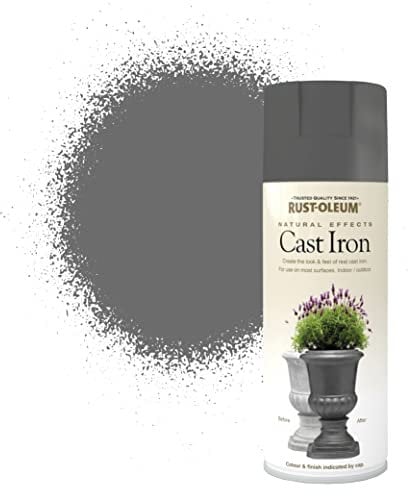 Rust-Oleum 400ml Natural Effects Spray Paint - Cast Iron