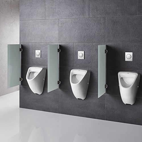 Urinal-Trennwand Satinato aus ESG-Glas