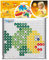 Hama Perlen 8283 Stiftplatte Quadrat für Maxi Bügelperlen mit Durchmesser 10 mm in transparent, ca. 16 x 16 cm, kreativer Bastelspaß für Groß und Klein