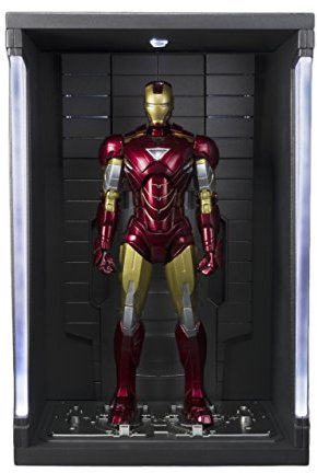 TAMASHII NATIONS Bandai-Iron Man MK Vi and Armor Hall Set Figure (BAN14345)