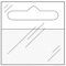 Euro trou inclus Pointe | Flexible, transparent, 50 mm x 50 mm coins | 100, 500 ou 1000 Pcs | autocollantes Attaches avec trou perforés pour mur | POS inclus | Hang Tablettes/ 500 Stück (Blöcke)