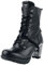 New Rock Trail Negro Tacon Acero Donna Stivali nero EU41 pelle