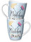 La Vida Kaffeebecher Mädchen für Alles, Transparent, Kunststoff, Zylindrisch, Wiederverwendbar, 1 Tasse, Zuhause, Buchstaben