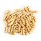 50 Stücke 2 Löcher Holz Nähen Horn Toggle Buttons Natürliche Olive Form 11x30mm für Kleidung Decor