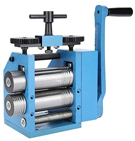 Taidda Rolling Mill Machine, Sturdy Durable Manual Combination Rolling Mill Machine Jewelry Tabletting Processing Equipment for Jewelers Crafts-People
