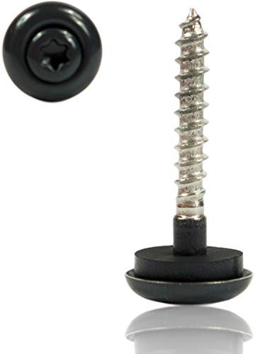Spenlgerschrauben RAL 7016 anthrazit 4,5x35 mm á 200 Stück/Packung 2-tlg. mit EPDM Dichtscheibe & TX20 Antrieb, Torx Spengler Schrauben selbstdichtend mit Linsenkopf