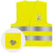 Reer 53115 MyBuddyGuard Sicherheitsweste für Kinder, entspricht der EN 1150, Gelb, 79 g