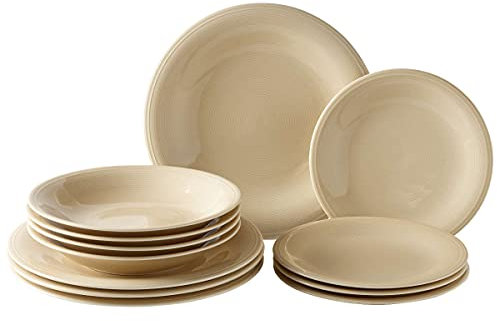 Villeroy & Boch Color Loop Sand Set Starter, Sand, Sabbia, 12 Pezzi, Servizio Tavola Piatti, Porcellana 1952837271