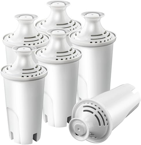 OB03 Ersatzfilter für Brita Krüge und Spenderfilter, Britta Filter kompatibel mit Brita® Standard Wasserfilter OB03, Classic 35557, Mavea 107007, Pitchers Grand Lake Capri Wave LUXRILIX