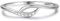 Banemi Amor Ring Silber, Memoire Ring Damen mit Runde Form Zirkonia Bands Zum Muttertag Größe 52 (16.6)