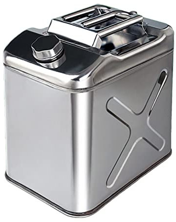 BHBXZZDB Lata de Gasolina Metal Gasolina Recipientes para Gasolina Lata de Metal para Gasolina Garrafa de Combustible Boquilla flexib 10L/15L/20L/25L/30L