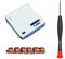 ElecGear Game Card Reader Socket Replacement for Nintendo Switch, Switch OLED and Switch Lite, Game Slot Cartridge Repair Tool Kit for HAC-001, HEG-001 and HDH-001, Screwdriver and Solder Wick incl.