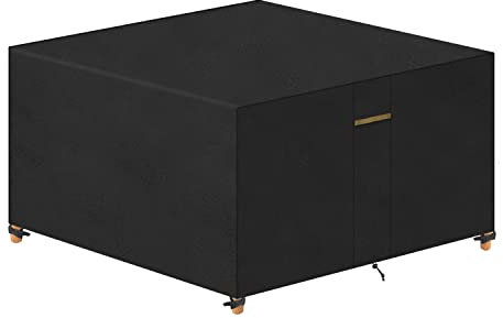 VANSHEIM Cover Square Patio Table and Chairs Covers for Outdoor Furniture 200x200x71cm, Waterproof (VSH31-33)