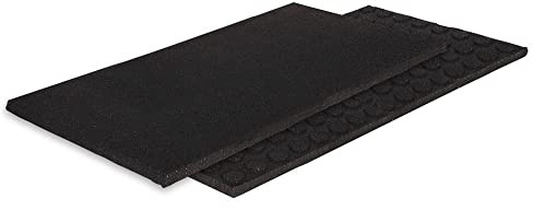 Gummi Stallmatte 50 x 100 cm - 30 mm - 0,5 m² - Trittsicher, schalldämmend und mit Drainage (30 mm)