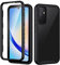 seacosmo Kompatibel mit Samsung Galaxy A34 5G Hülle, Stoßfest Cover 360 Grad vollschutz Handyhülle Samsung A34 Rugged Schutzhülle Galaxy A34 mit eingebautem Displayschutz, Schwarz