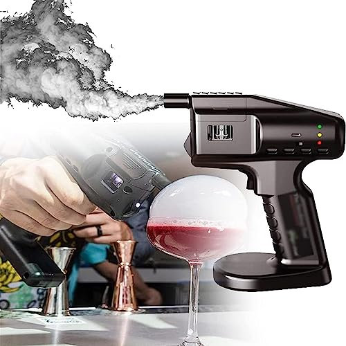Cocktail Bubble Maker Kit, Handheld Smoked Bubble Gun,Smoke Generator Tool, USB Charging Bubble Gun for Cocktail Drink Whiskeyï, Meat, Pizza and Food Cooking