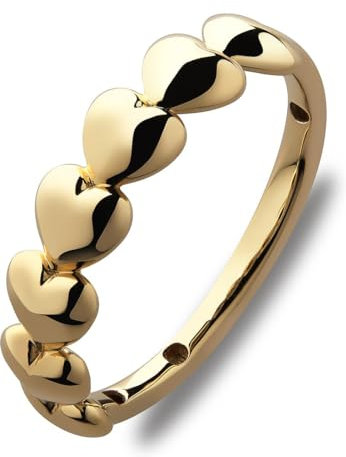 CHRIST Damen-Damenring 585er Gelbgold 56, Gold 32026177