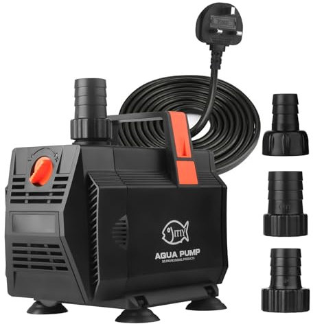 ITIY Submersible Water Pump Pond Pump, 30W 2000L/H Water Fountain Pump Aquarium Water Pump with Flow Control for Fish Tank, Waterfall, Outdoor, Hydroponics