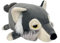 Nemu Nemu Animals - Peluche Kawaii Loup - Peluche Animaux Extra Douce et Douillette - Doudou Loup Conçu au Japon - Coussin Douillet - Taille S 15 cm