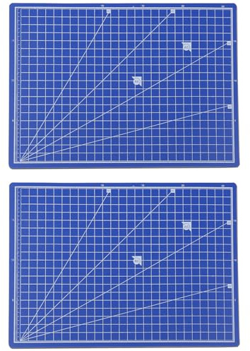 2PCS A4 Cutting Mat, Craft Cutting Board Non-Slip Surface, Fabric Cutting Mat, Multifunctional Cutting Mat, Cutting Mat for Artists Quilting Cutting Pads Engraving