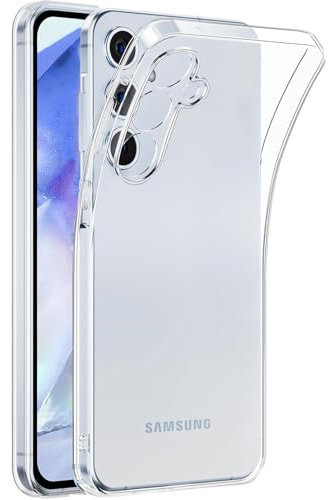 Oprimio Kristallklar Hülle für Samsung S25 [Silikon Hülle] [%100 Durchsichtig] [Deutsche Material] [Ultra Dünn] Klar Handyhülle für Samsung Galaxy S25