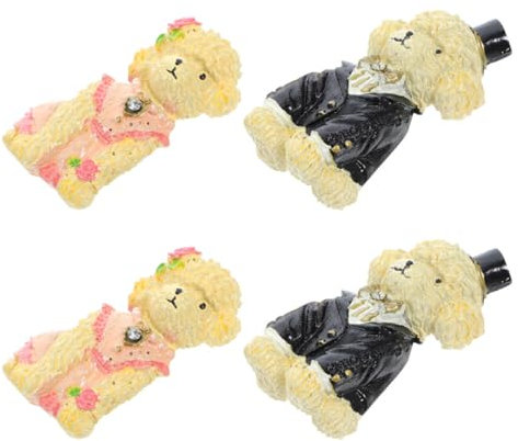 Happyyami 4 Stück Welpe Kühlschrankmagnet Magnete Welpenunterlage Dackel Haustier Hund Wärmekissen Für Meerschweinchen Magnetpapier Starker Magnet Küchenkühlschrankverzierung Harz