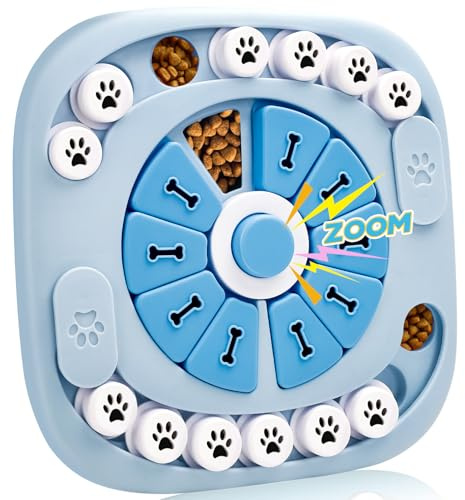 2TRUL Dog Puzzle Toys, Dog Enrichment Toy for Boredom, Interactive Mentally Stimulating lQ Training Puzzle with Treat Dispenser, Gift for Puppy Birthday