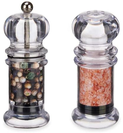 PARENCE.- Lot de Salière et Poivrière - Moulin à Poivre et Salière Élégante - Lot de 2