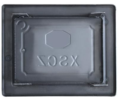 Sportello per stufa a legna in ghisa porta del forno a legna porta ispezione canna fumaria cucina a legna in ghisa per stufa a legna griglia in ghisa per camino porta revisione ispezione (200X170mm)