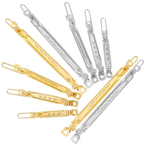 Uonlytech 16 Stück Metall Frosch Haarspangen Selbstgemacht Haarclips Zubehör Langlebige Salon Klammern Aus Eisen Für Damen Und Handwerk