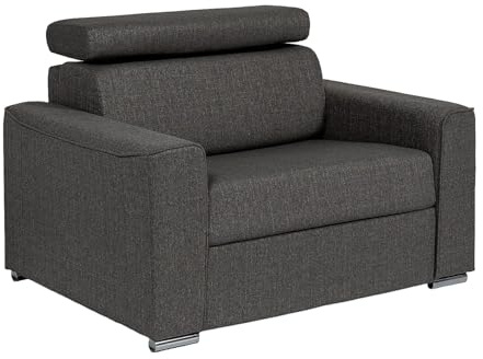 Vente-unique - Schlafsessel 1 Vizir - Polyester - grau