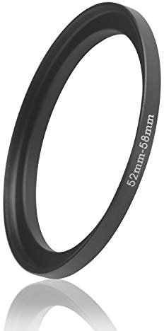 Ares Foto® Step Up Filteradapter Adapter Ring. CNC-gefrästes Aluminium. Kompatibel mit Objektiven Aller Hersteller: Canon Sony Nikon Fujifilm Olympus Pentax Leica Tamron Sigma (52mm – 58mm)