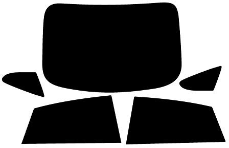 PSSC Pre Cut Rear Car Window Films for Audi A5 Sportback 2009 to 2016 05% Very Dark Limo Tint