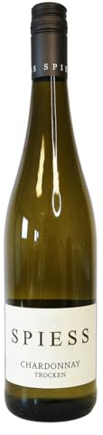 Spiess | Chardonnay Weißwein trocken | Rheinhessen Qualitätswein mit feinen Fruchtaromen und dezenter Holznote | 750ml