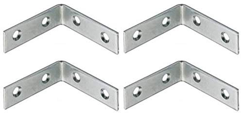 50x50x16mm 90 Degree Right Angle Metal L Shaped Bracket Corner Brace Fixing Shelf Support Repair x4